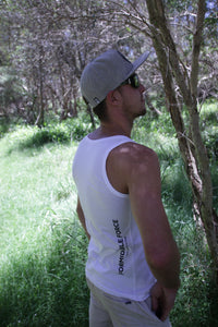 Mens Singlet - Original White