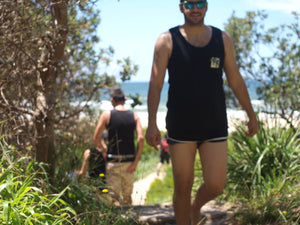 Mens Singlet - Original Black